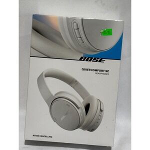 New Bose QuietComfort SC Wireless Noise Cancelling Headphones White Smoke
